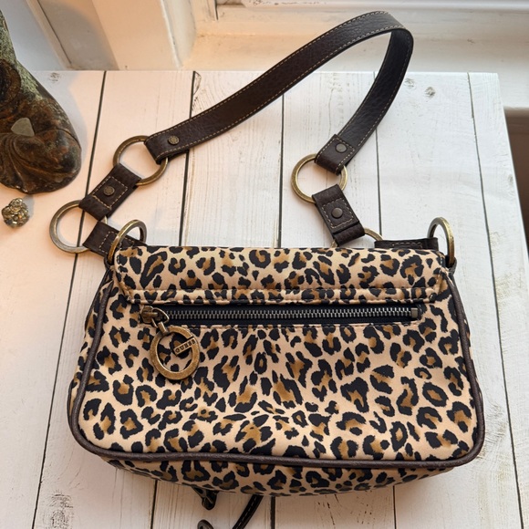 Guess | Vintage Y2K Leopard Print Shoulder Bag - Picture 3 of 16